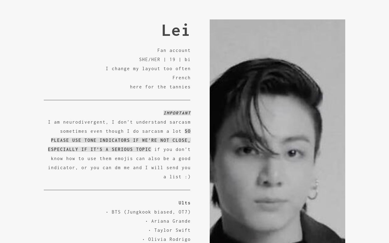 Carrd profile picture for @leiiii